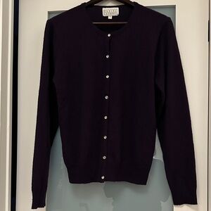 Daniel Laurent Women's Deep Purple Cardigan